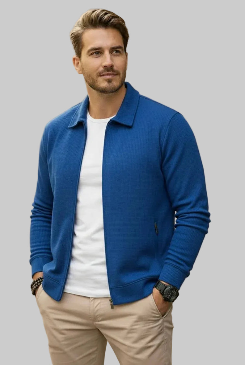 Men's Casual Zipper Vest with Stand-Up Collar - 2