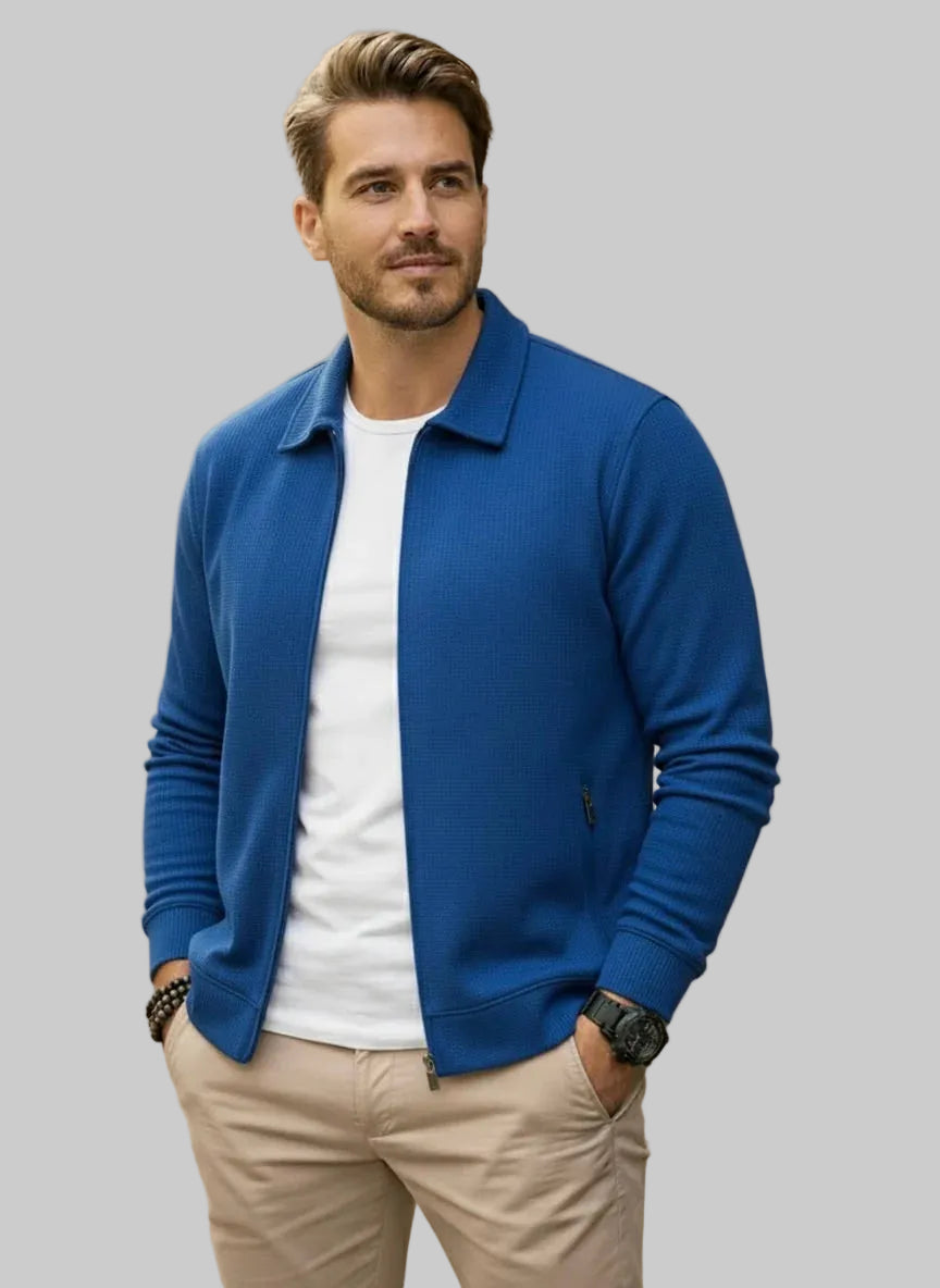 Men's Casual Zipper Vest with Stand-Up Collar - 2