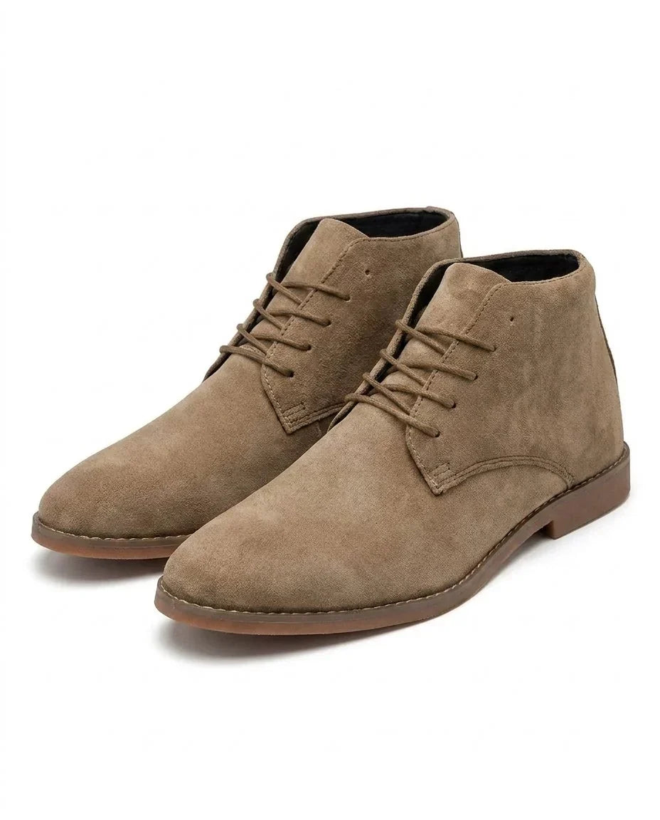 Men's Chukka Lace-Up Ankle Boots with Suede Upper 5