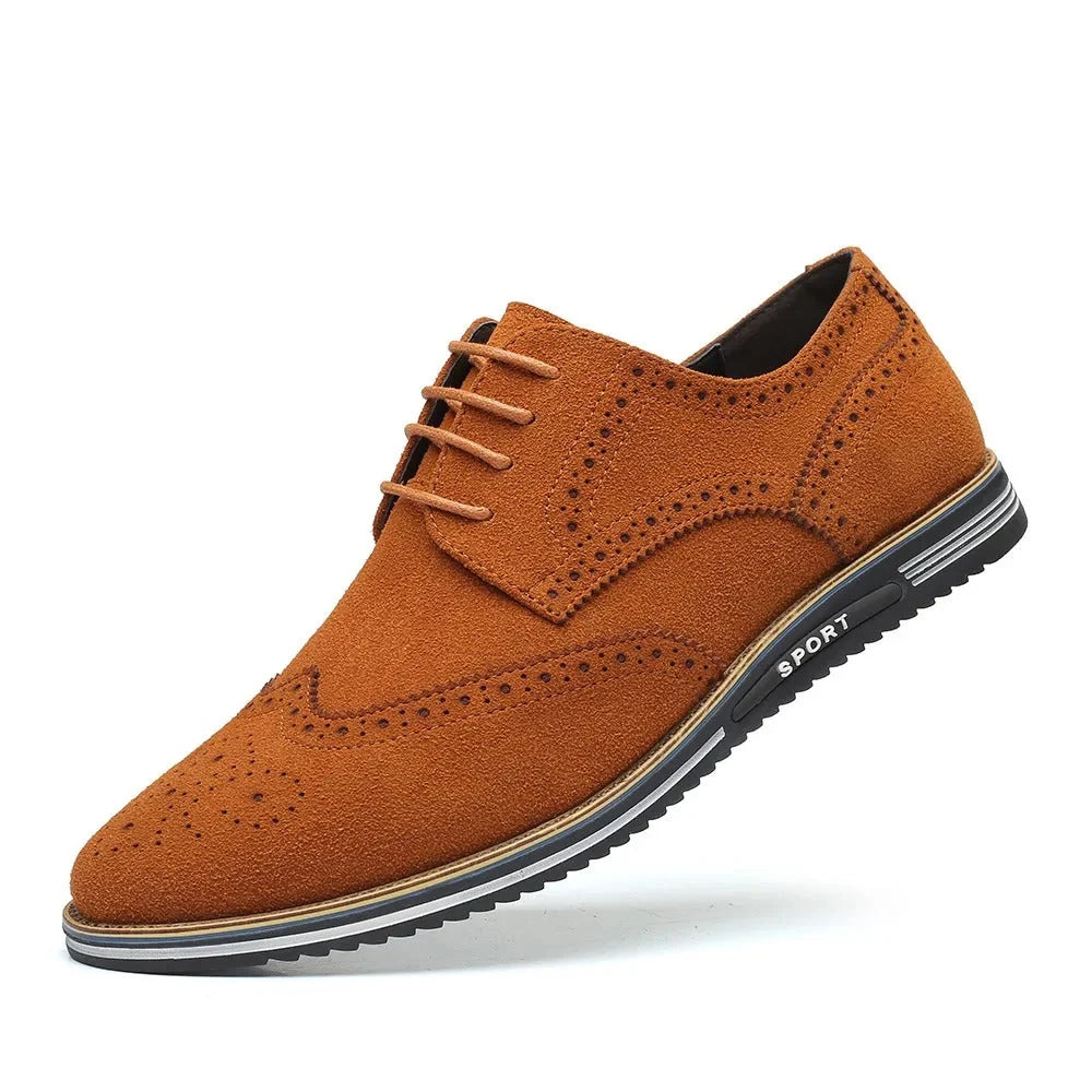 Men's Classic Lace-Up Dress Shoes with Sturdy Sole for Versatile Style 4