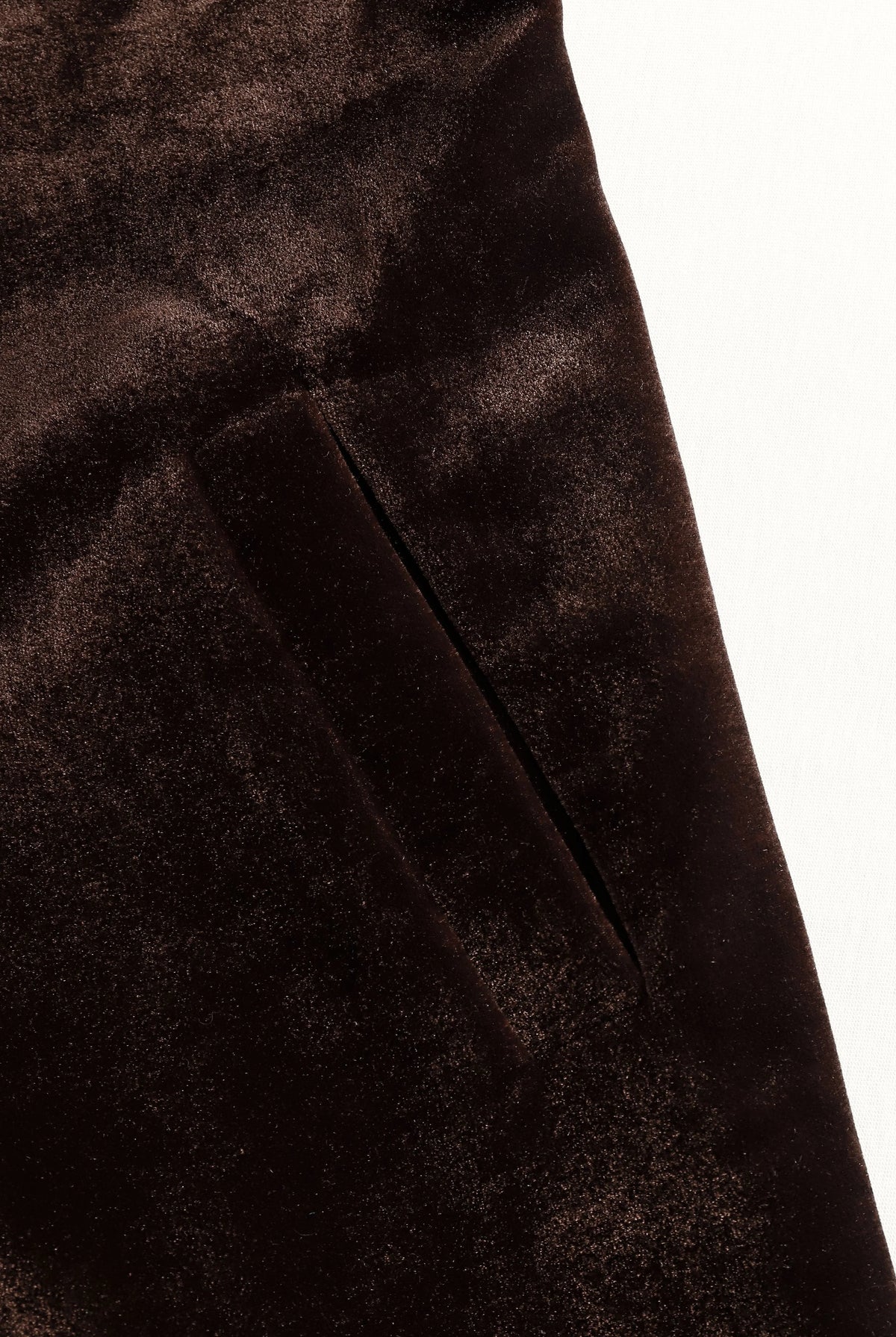 Men's Color-Block Velvet Lapel Coat with Pockets 8