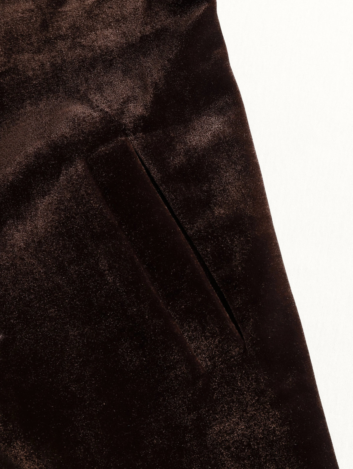 Men's Color-Block Velvet Lapel Coat with Pockets 8