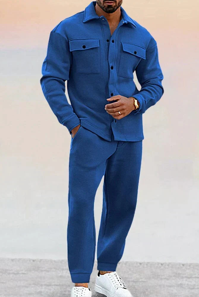 Men's Fitted Blazer and Trouser Suit Set for Formal Events 10