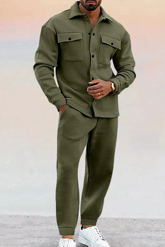 Men's Fitted Blazer and Trouser Suit Set for Formal Events 7