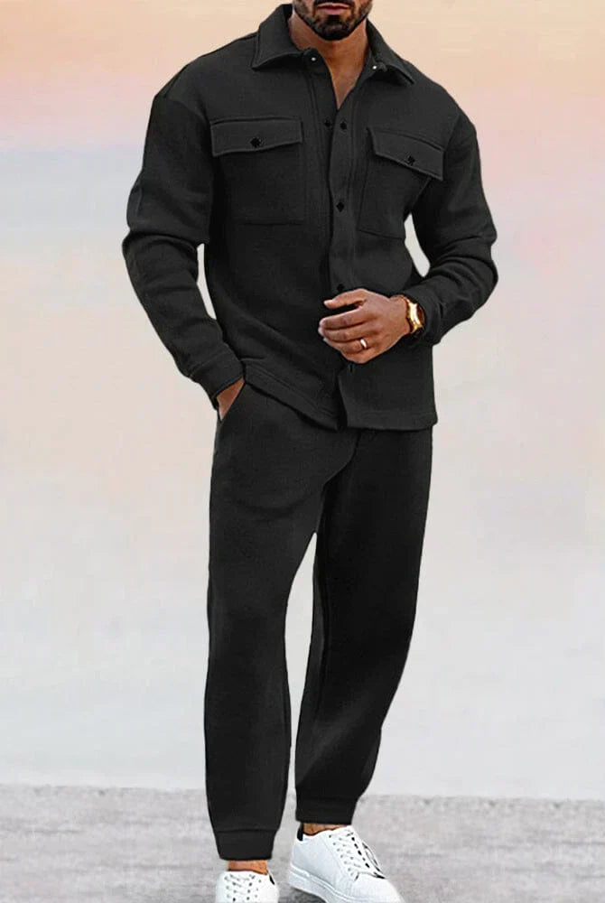 Men's Fitted Blazer and Trouser Suit Set for Formal Events 8