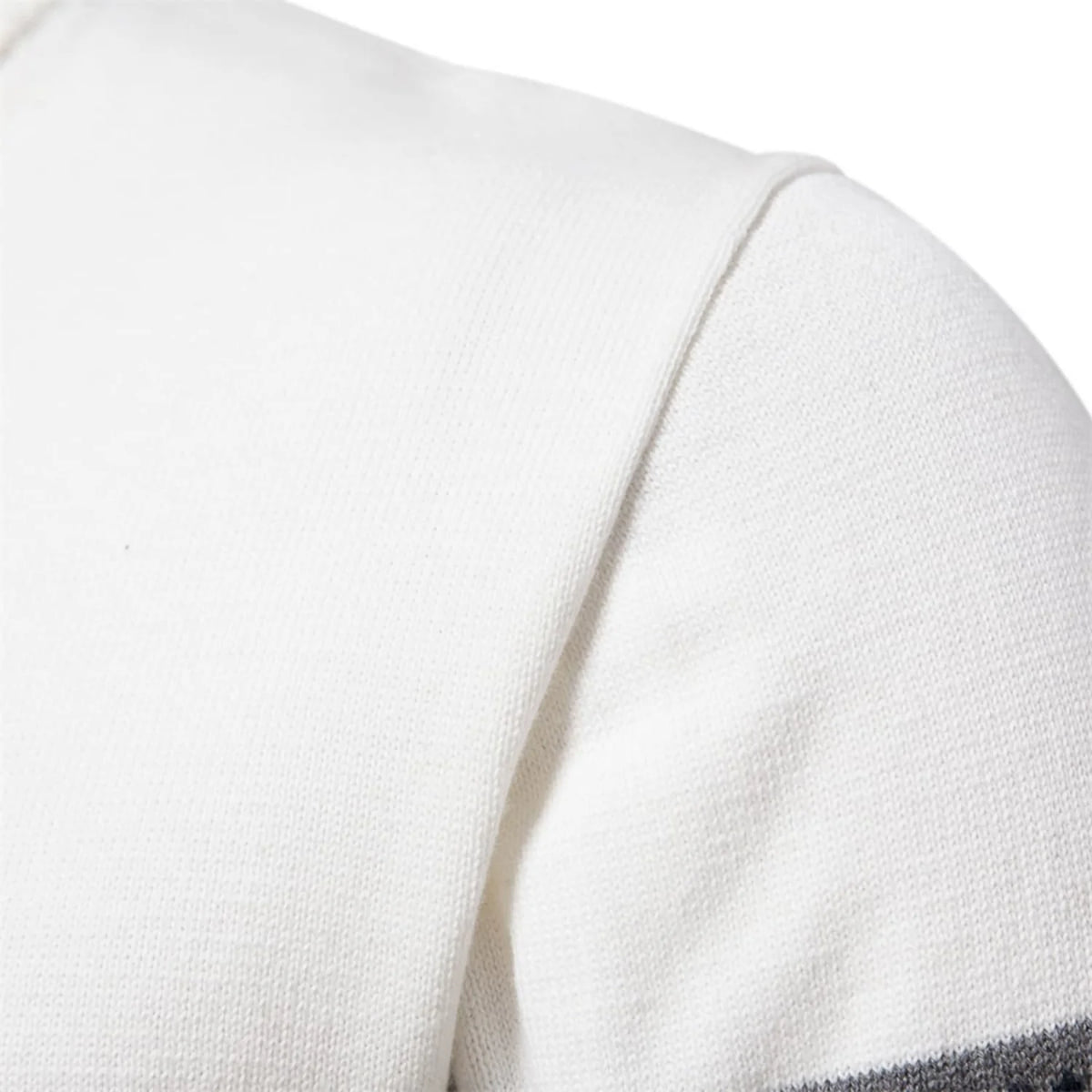 Men's Half-Zip Sweater with Stand Collar and Nordic Pattern 4
