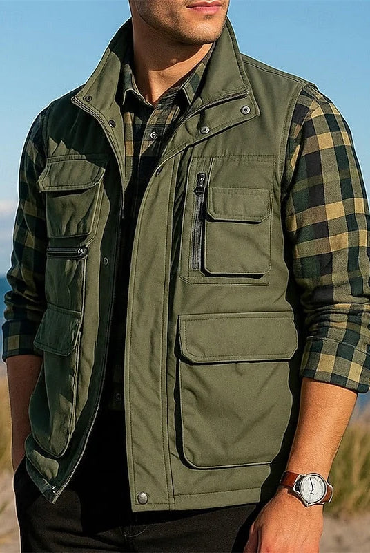 Men's Lightweight Multi-Pocket Utility Vest 1