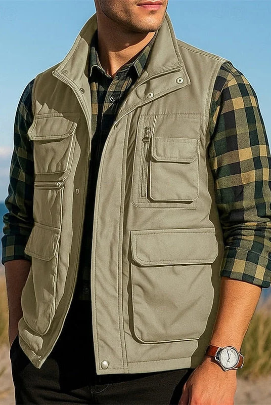 Men's Lightweight Multi-Pocket Utility Vest 4