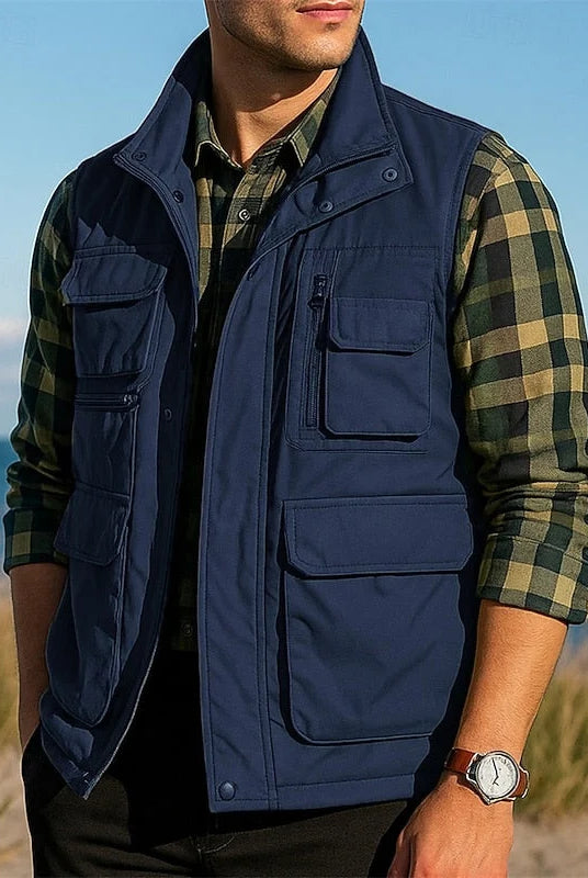 Men's Lightweight Multi-Pocket Utility Vest 5