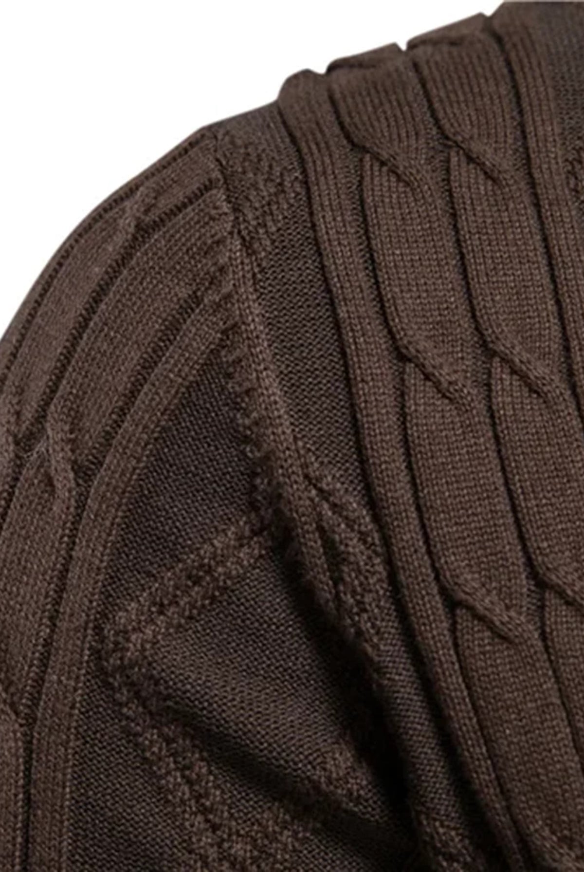 Men's Shawl Collar Button-Front Cardigan in Textured Knit 7