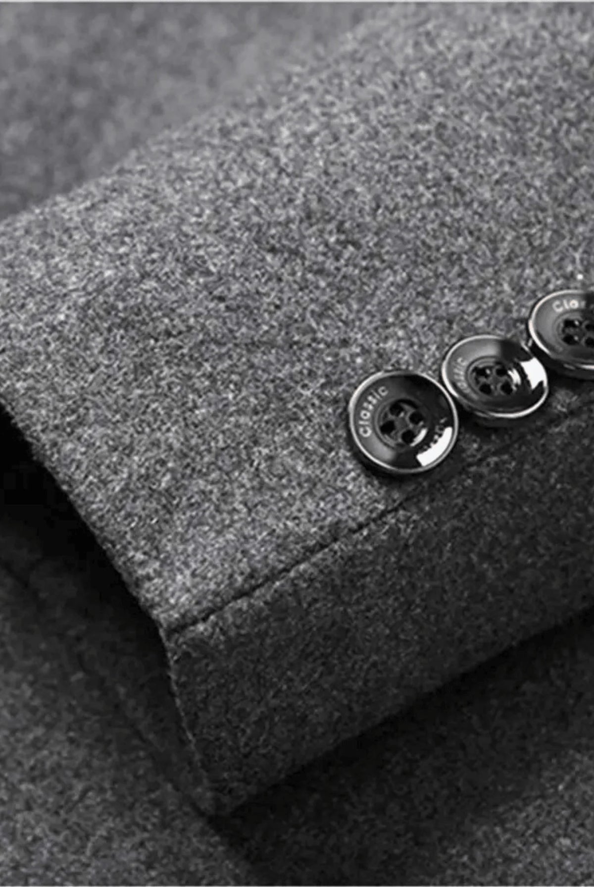 Men's Tailored Wool Blazer with Streamlined Silhouette 4