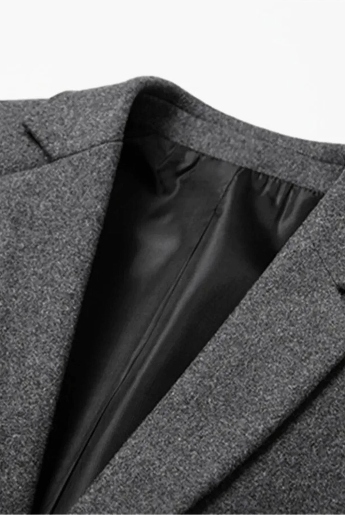 Men's Tailored Wool Blazer with Streamlined Silhouette 6