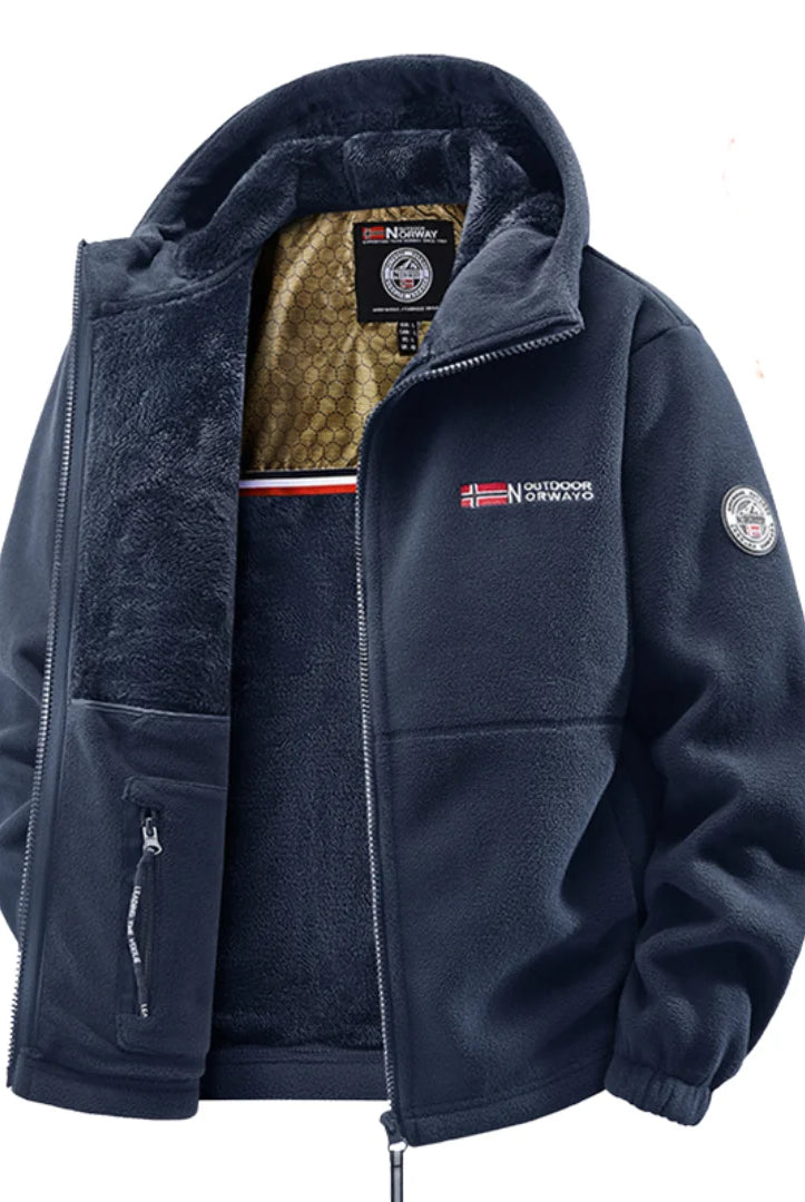 Men's Winter Jacket with Thermal Fleece Lining and Weather-Resistant Shell 4