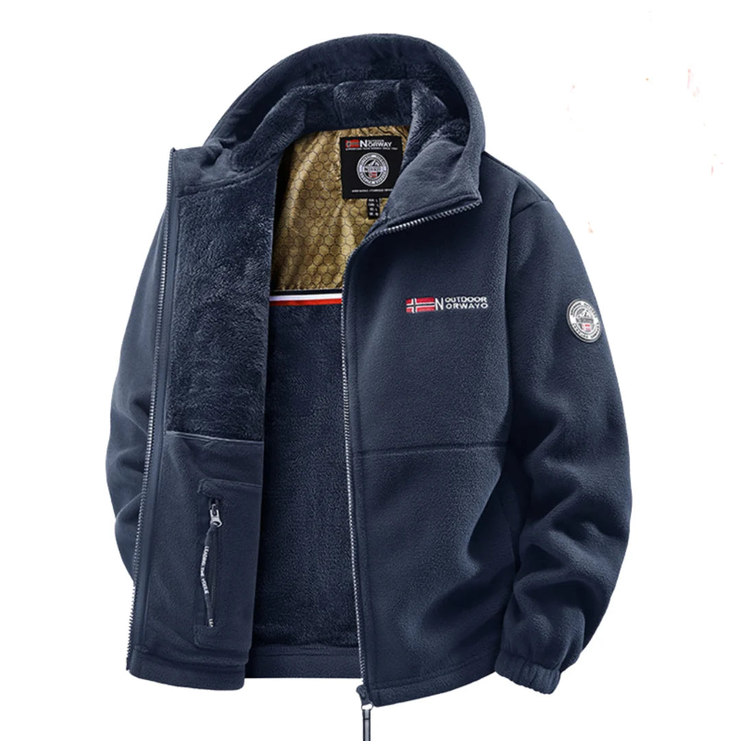 Men's Winter Jacket with Thermal Fleece Lining and Weather-Resistant Shell 4