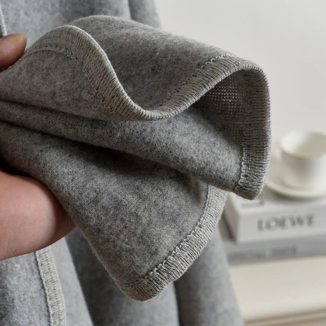 Women's Long Fleece Drape Shawl Wrap - One Size, Soft and Flowing Design 4