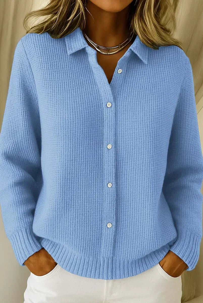 Women's Longline Button-Front Knit Cardigan Sweater 0