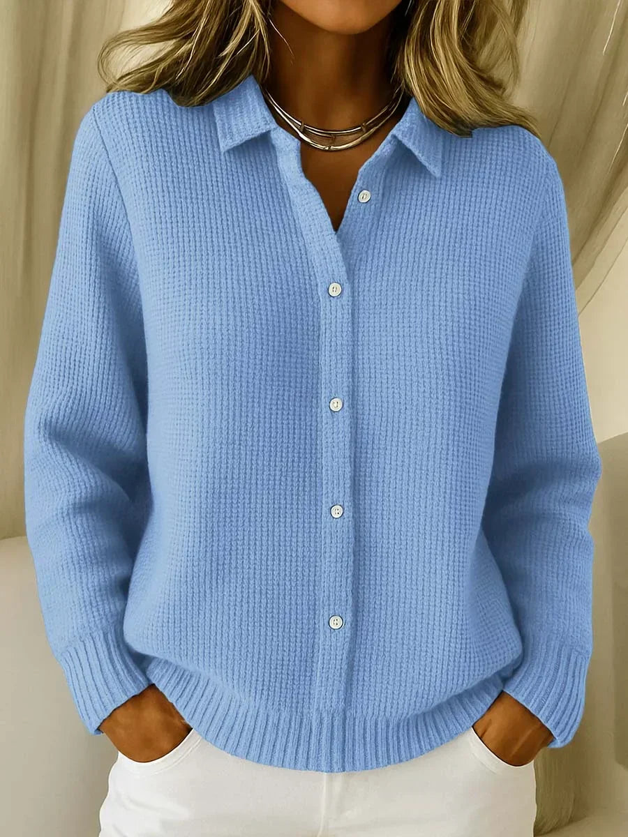 Women's Longline Button-Front Knit Cardigan Sweater 0