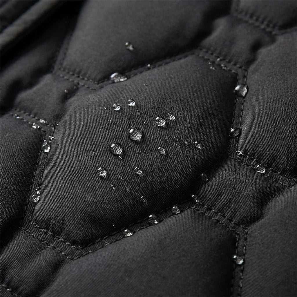 Women's Longline Hooded Down Coat with Waterproof Windproof Protection 7