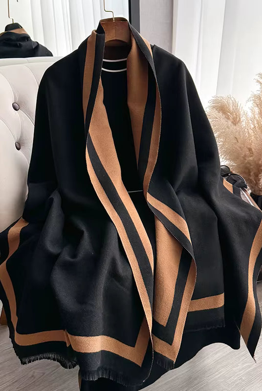 Women's Plain Color Polyester Winter Scarf Wrap, 65 x 180 cm 0