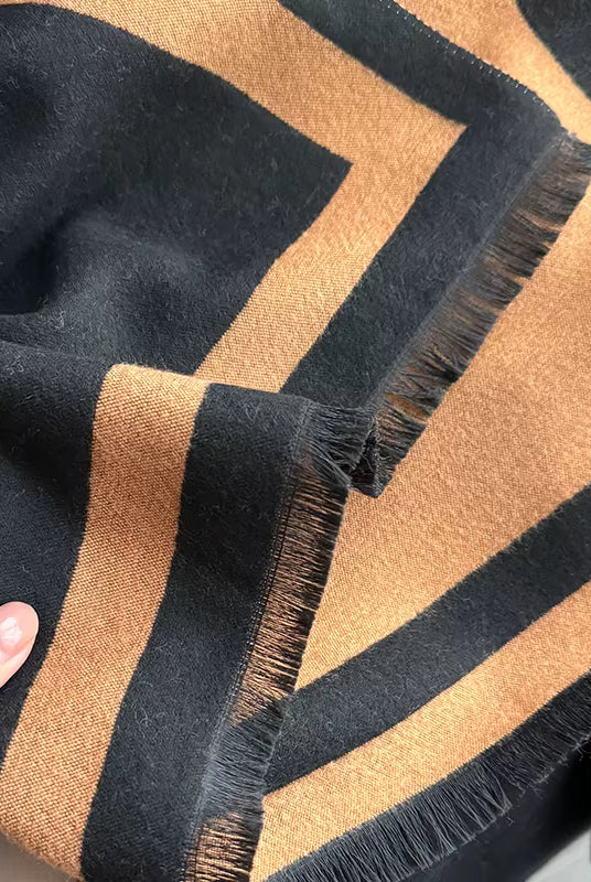 Women's Plain Color Polyester Winter Scarf Wrap, 65 x 180 cm 4
