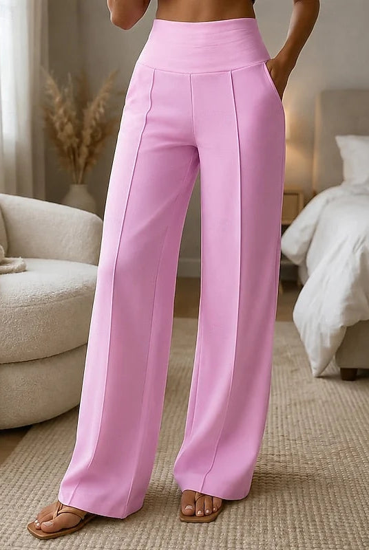 Women's Tailored Wide-Leg High-Waist Pants 2