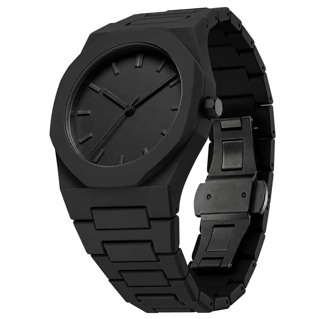 Men's Quartz Watch 40.5mm Minimalist Design Lightweight Polycarbonate Case - 3