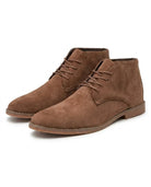 Men's Chukka Lace-Up Ankle Boots with Suede Upper 0
