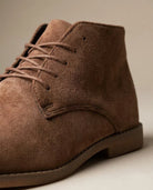 Men's Chukka Lace-Up Ankle Boots with Suede Upper 2
