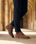 Men's Chukka Lace-Up Ankle Boots with Suede Upper 3