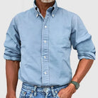 Men's Classic Button-Down Dress Shirt Tailored Fit 4