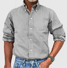 Men's Classic Button-Down Dress Shirt Tailored Fit 5