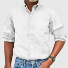 Men's Classic Button-Down Dress Shirt Tailored Fit 6