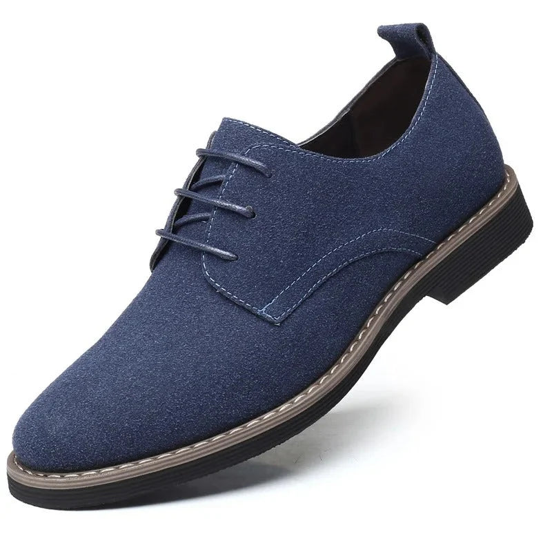Men's Classic Lace-Up Dress Shoes with Sturdy Sole for Versatile Style 2