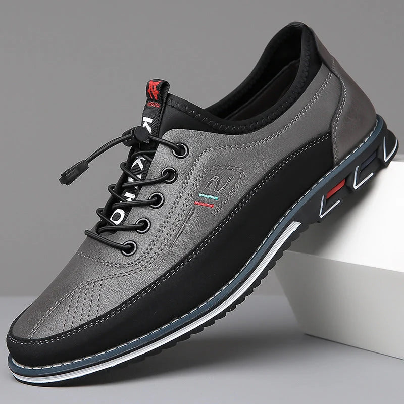 Men's Classic Leather Dress Shoes with Cushioned Support 3