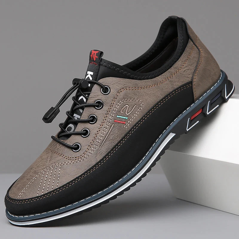 Men's Classic Leather Dress Shoes with Cushioned Support 4