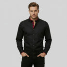 Men's Classic Long-Sleeve Button-Front Dress Shirt - 1