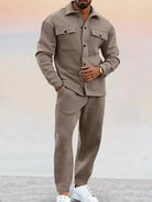 Men's Fitted Blazer and Trouser Suit Set for Formal Events 0