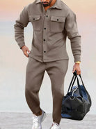 Men's Fitted Blazer and Trouser Suit Set for Formal Events 1