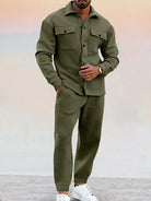 Men's Fitted Blazer and Trouser Suit Set for Formal Events 7