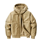 Men's Fleece-Lined Hooded Bomber Jacket 2