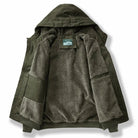 Men's Fleece-Lined Hooded Bomber Jacket 3
