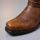 Men's Genuine Leather Vintage-Style Boots with Cushioned Insoles 2