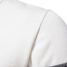Men's Half-Zip Sweater with Stand Collar and Nordic Pattern 4