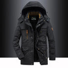 Men's Heavy-Duty Winter Jacket with Warm Hood and Structured Fit 1