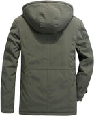 Men's Heavy-Duty Winter Jacket with Warm Hood and Structured Fit 4