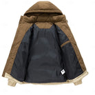 Men's Hooded Puffer Jacket with Two-Tone Design and Insulating Padding 3
