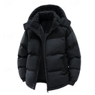 Men's Hooded Puffer Jacket with Two-Tone Design and Insulating Padding 6