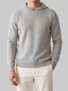 Men's Hooded Pullover Sweater with Ribbed Cuffs and Hem 1