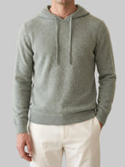 Men's Hooded Pullover Sweater with Ribbed Cuffs and Hem 4