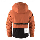 Men's Hooded Utility Jacket with Weather-Resistant Insulation 8